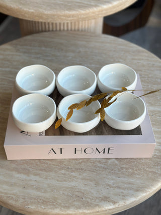 Diva Weiss 6er Dip- Schälchen Set