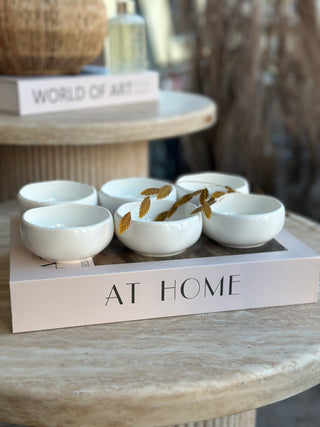 Diva Weiss 6er Dip- Schälchen Set