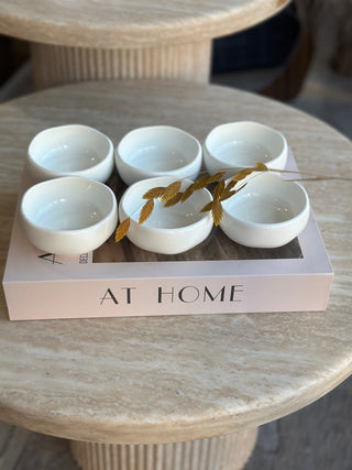 Diva Weiss 6er Dip- Schälchen Set