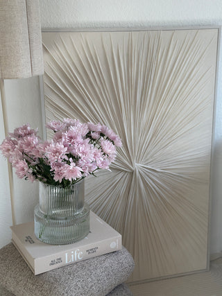 XL Leinwand Weiß-Beige | 80x120cm