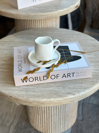 Diva Weiss 6er Kaffeetassen Set