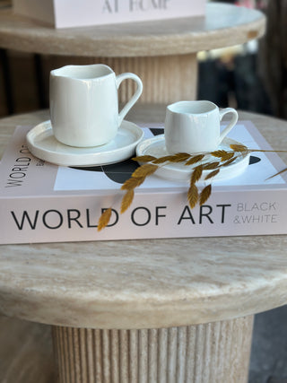 Diva Weiss 6er Kaffeetassen Set