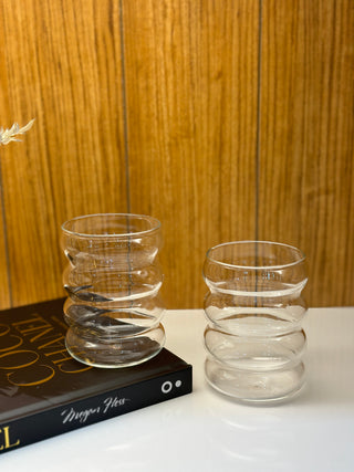 2er Wave Borosilikatglas 330 ml