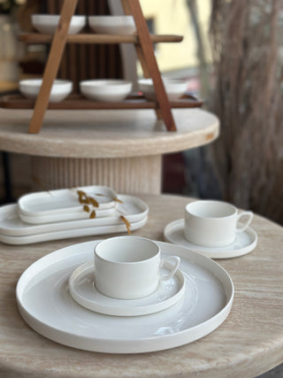 Aria Weiss 28-teiliges Frühstücksset