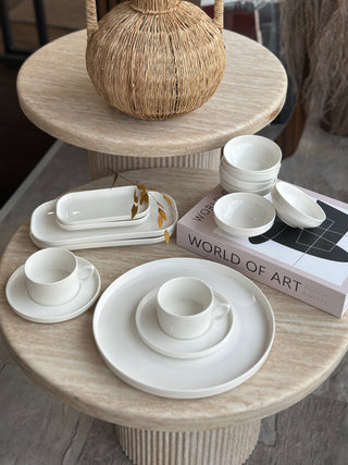 Aria Weiss 28-teiliges Frühstücksset