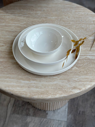 Aria Geschirrset weiß – 25-teilig für 6 Personen