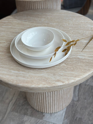 Aria Geschirrset weiß – 25-teilig für 6 Personen