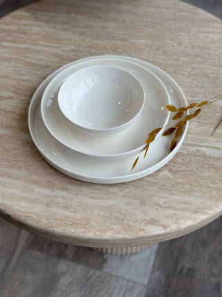 Aria Geschirrset weiß – 25-teilig für 6 Personen