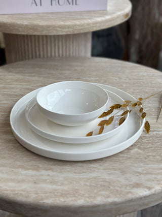 Aria Geschirrset weiß – 25-teilig für 6 Personen