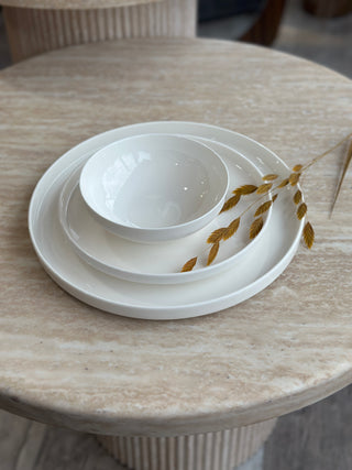 Aria Geschirrset weiß – 25-teilig für 6 Personen