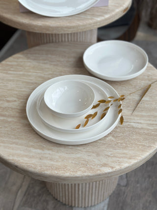 Aria Geschirrset weiß – 25-teilig für 6 Personen