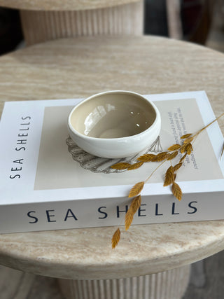 Wave  Weiss -Beige - 6er Schälchen Set 12cm