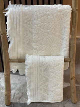 Nurpark Duschtuch 100% Baumwolle creme 90x150 cm