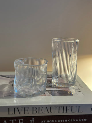 Wave Lines Longdrinkgläser 6er Set 280ml