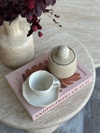 Cermico Beige 6er Kaffeetassen Set