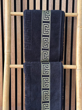 Nurpark Handtuch Schwarz 50x70 cm