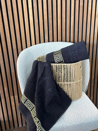 Nurpark Handtuch Schwarz 50x70 cm