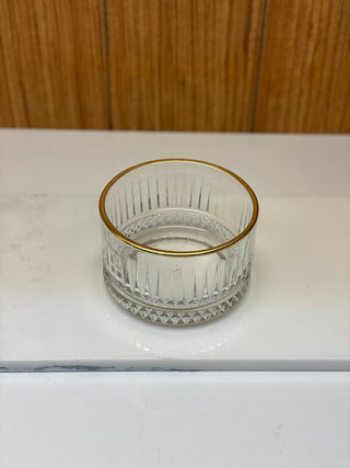 Pasabahce Elysia Glasschälchen Gold umrandet 235 ml