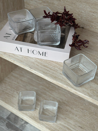 Lines Kare Schale 6er Set