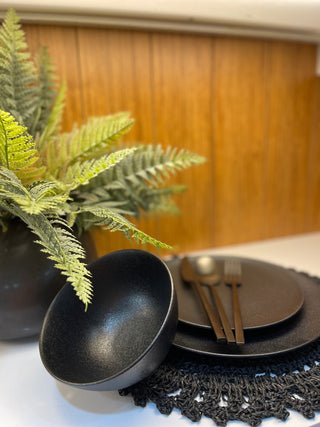 Dusk Geschirrset schwarz für 6 Personen v2