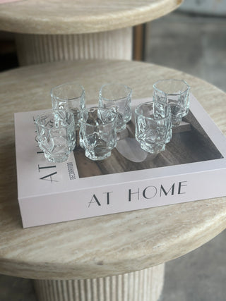 Sakura Shot Glas 6er Set - Wassergläser für Mokka