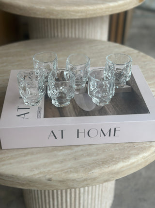 Sakura Shot Glas 6er Set - Wassergläser für Mokka
