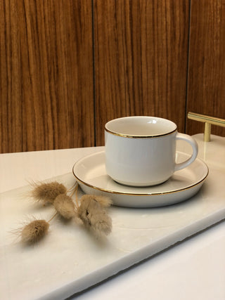 Lunel Gold 6er Mokkatassen Set