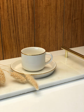 Lunel Gold 6er Mokkatassen Set