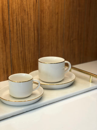 Lunel Gold 6er Mokkatassen Set