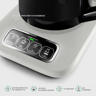 Karaca Caysever Robotea Pro 4 in 1 sprechender automatischer Teekocher Starlight Beige