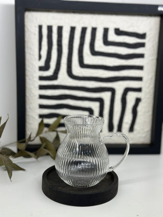 Ava Relief 6er Teegläser mit Henkel