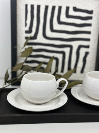 Malta Mokkatassen 6er Set Weiß