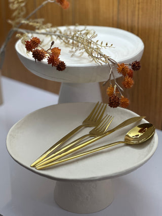 Faro Gold 24-teiliges Besteckset für 6 Personen glänzend