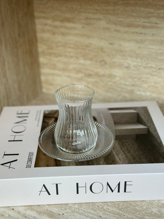 Freya Relief Teegläser Set 12 teilig – Emirtex Home