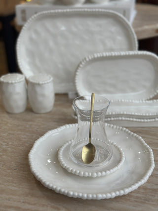 ** VORBESTELLUNG ** Pearly Weiss 31-teiliges Frühstücksset