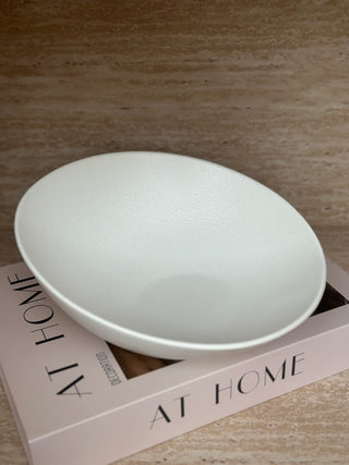 Dusk Schüssel Mattweiss schräg 24xH5/10 cm