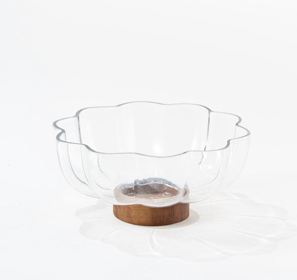 Bloom Servierschale aus Akazienholz 21,8 cm