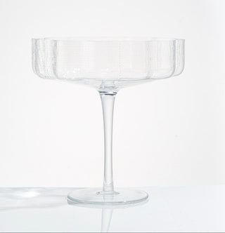 Patisserie Glasschale auf Fuß – Obst- & Servierschale 22xH24cm