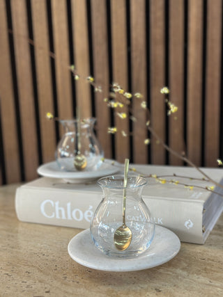 Alta 6er Teegläser Set weiß