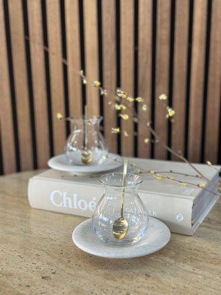 Alta 6er Teegläser Set weiß