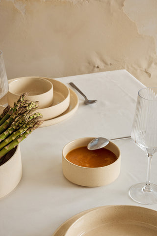 Granit Beige Teller-Set 25-teilig