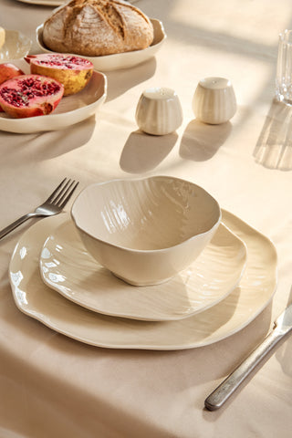 ** PRE-ORDER ** Cermico Beige 27-piece dinnerware set for 6 people