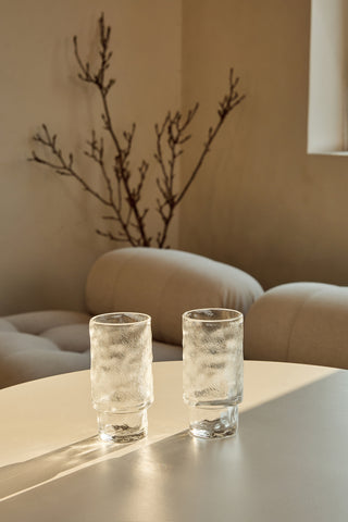 Crackle Ice Longdrinkgläser 6er Set