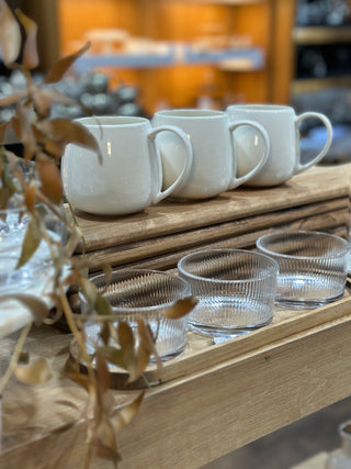 Nily Tasse weiß Porzellan 30 cl