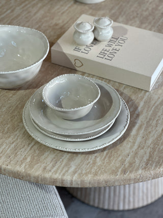 Pearls Beige Geschirrset 27 teilig
