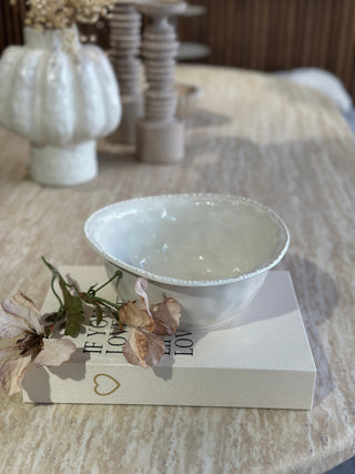 Pearls Salatschüssel  Beige