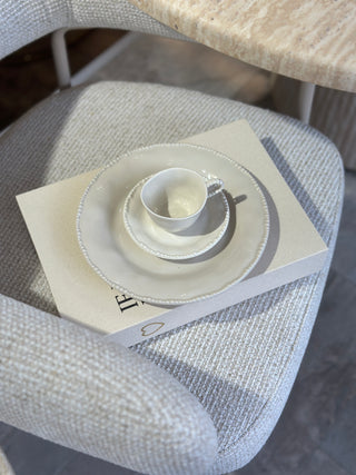 Pearls 6er Mokkatassen Set Beige