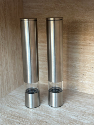 XL salt mill pepper mill Space H28.5 cm silver