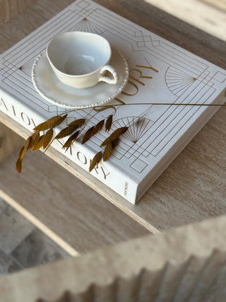 Pearls 6er Kaffeetassen Set weiss