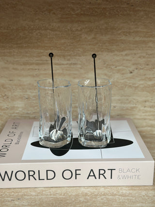 6er Longdrinklöffel smoked grey 18cm